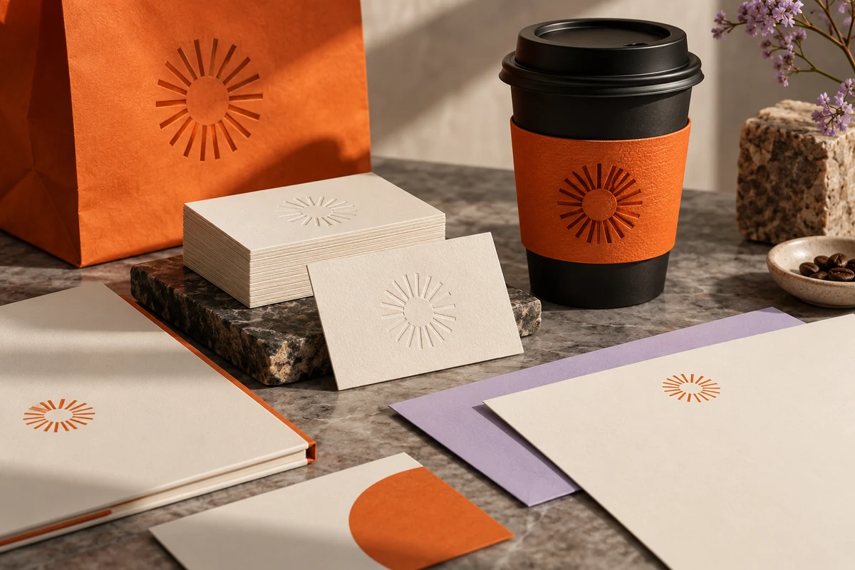 Mockup conceptual de Lumbre Café